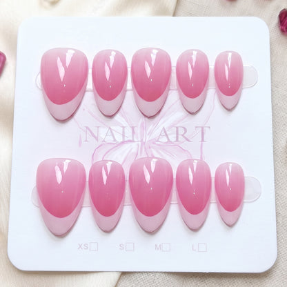 Chic mandelförmige Press-On Nagelset