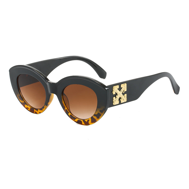 Damen Cat-Eye Sonnenbrille mit luxuriösen Akzenten und robustem Kunststoffrahmen Brehn