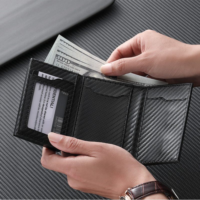 Carbonfiber-Reißverschluss-Wallet Brehn