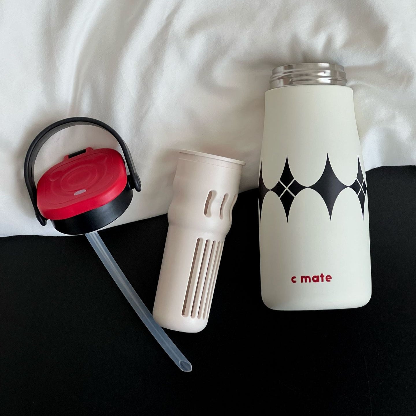 Damen Ergonomische Trinkflasche mit praktischem Tragegriff Brehn