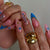 Fantasy-Themen Stiletto Press-On Nail Art Brehn