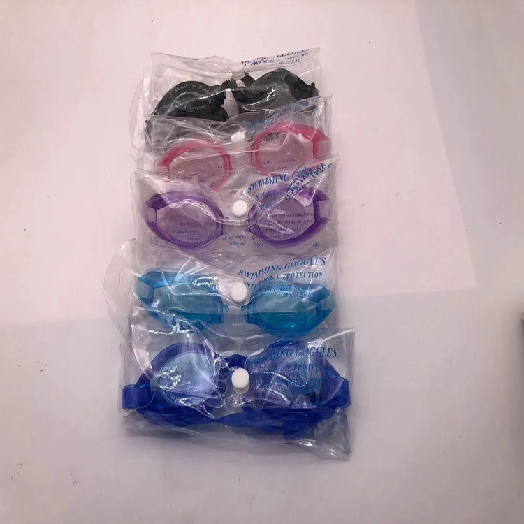 Sport-Schwimmbrille mit Leistungsstarker Antibeschlag-Beschichtung und Flexiblem Silikonband Brehn