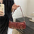 Stilvolle Schultertasche mit doppeltem Taschen Brehn