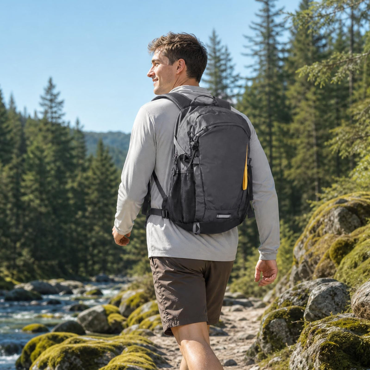 Multi-Compartment Abenteuer Rucksack Brehn