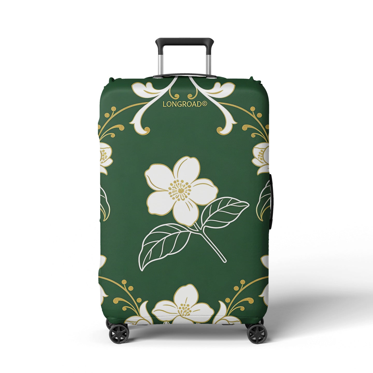 Damen Kofferhülle mit floralem Lavendel-Muster Brehn
