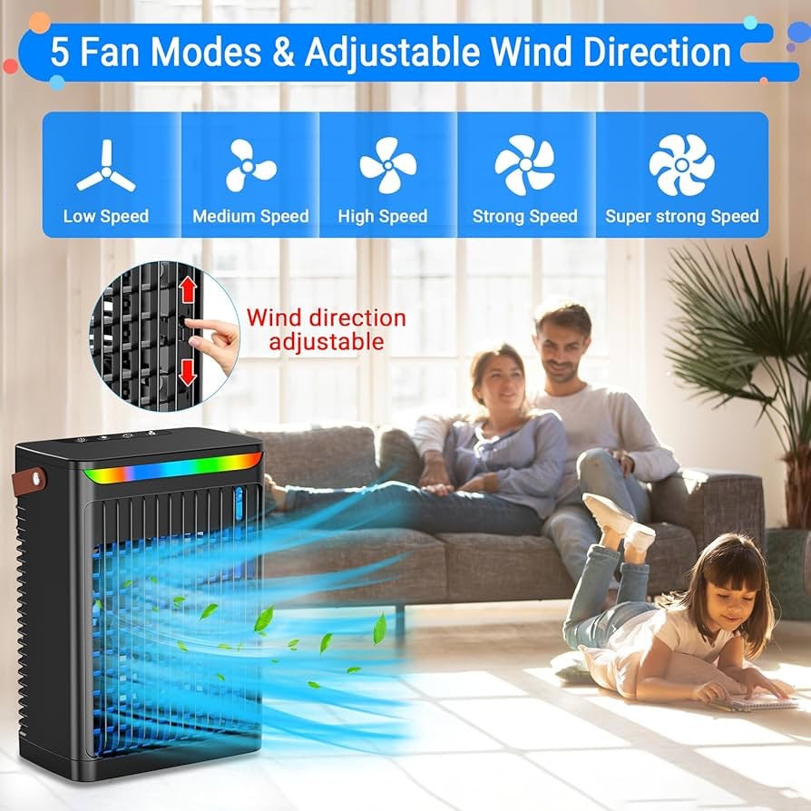 Unisex Tragbarer Ventilator mit modernem Design Brehn