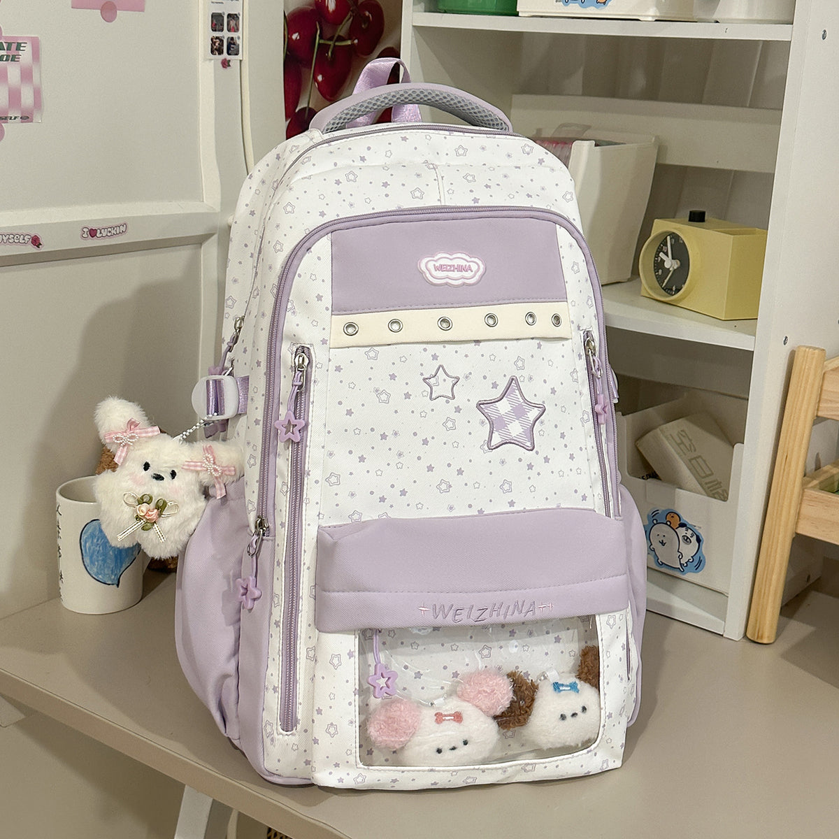 Transparente Taschen-Rucksack Brehn