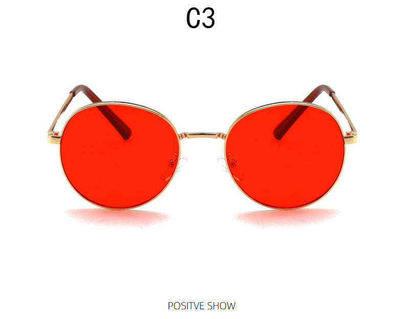 Damen modische Sonnenbrille mit verspiegeltem Farbverlauf Brehn