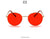 Damen modische Sonnenbrille mit verspiegeltem Farbverlauf Brehn