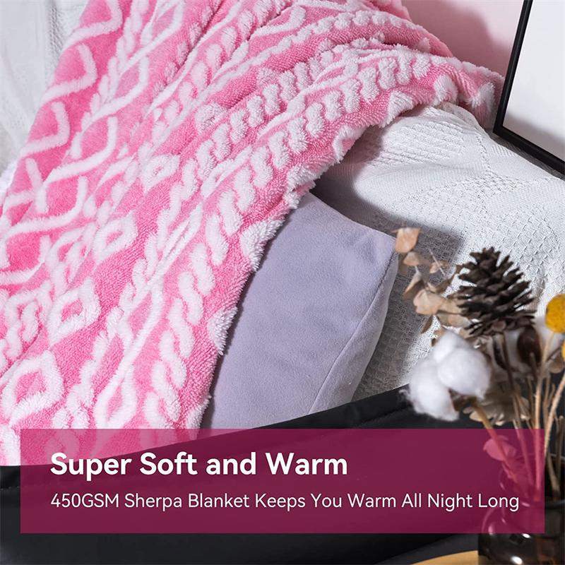 Damen Gemütliche und weiche Kuscheldecke mit einzigartigem Muster Brehn