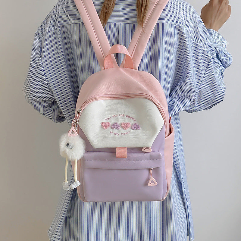 Casual Stoff Rucksack Brehn