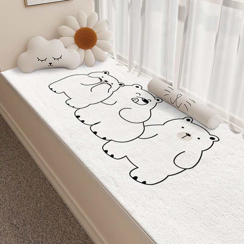 Süße Katzen-Design Plüsch Badmatte Brehn