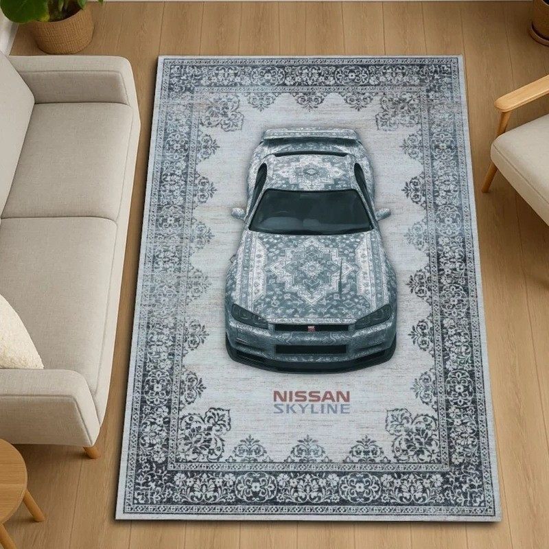 3D Auto Illusion Teppich