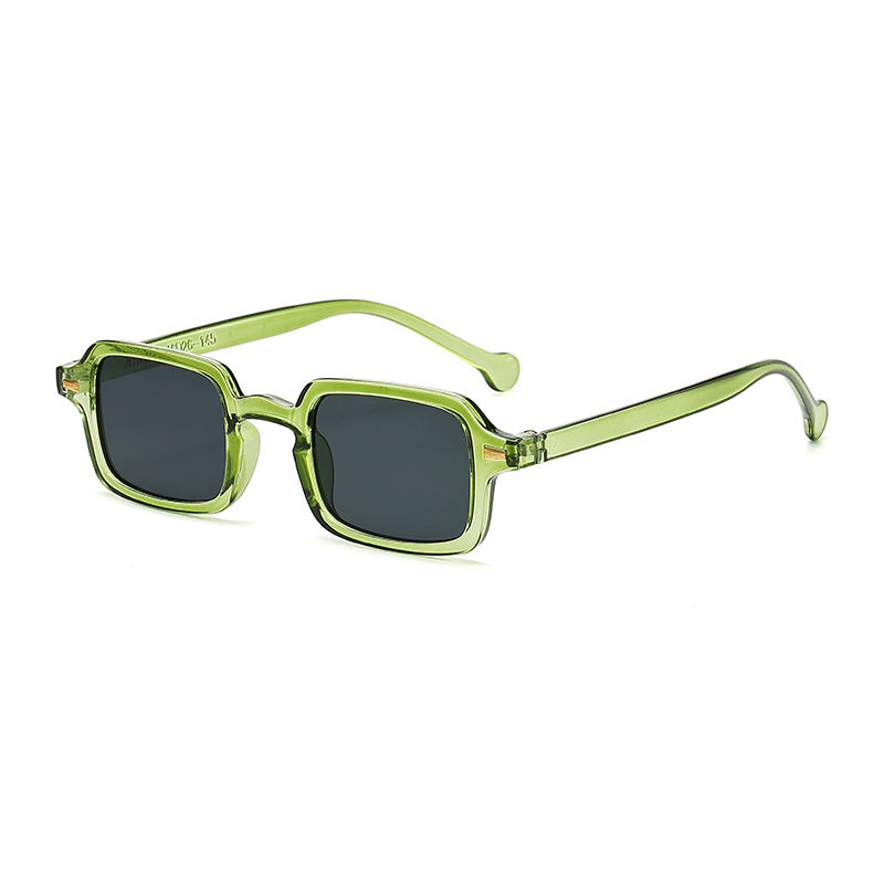 Damen geometrische Sonnenbrille mit trendigem Animal-Print Brehn