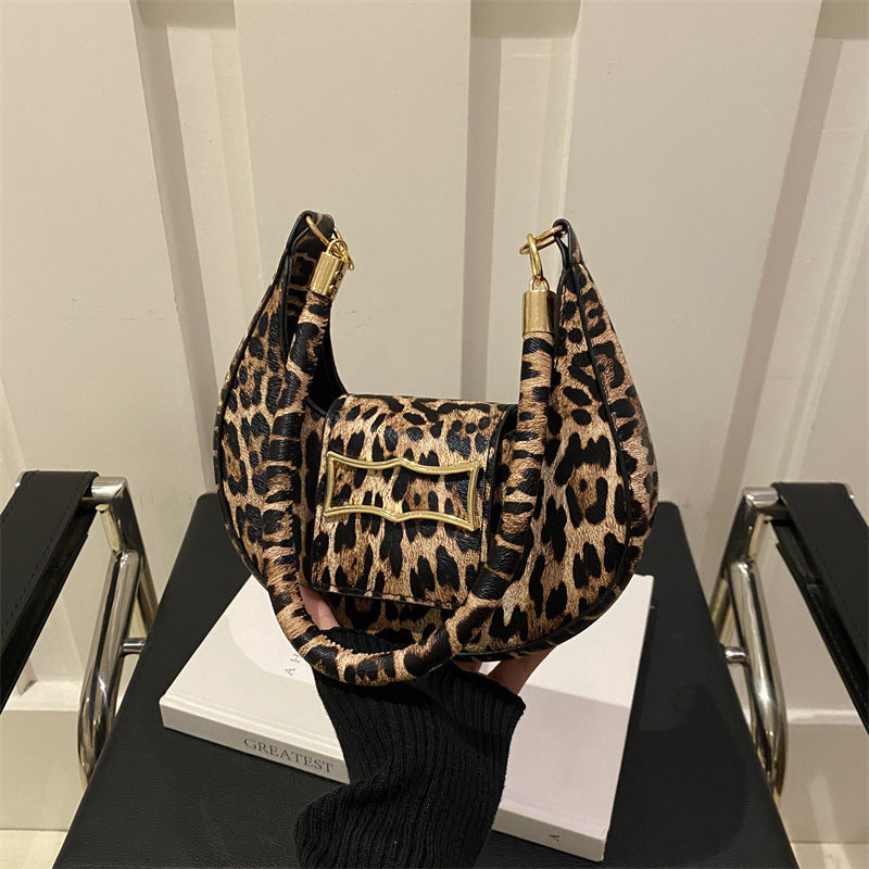 Stylische Leopardenmuster-Handtasche Brehn