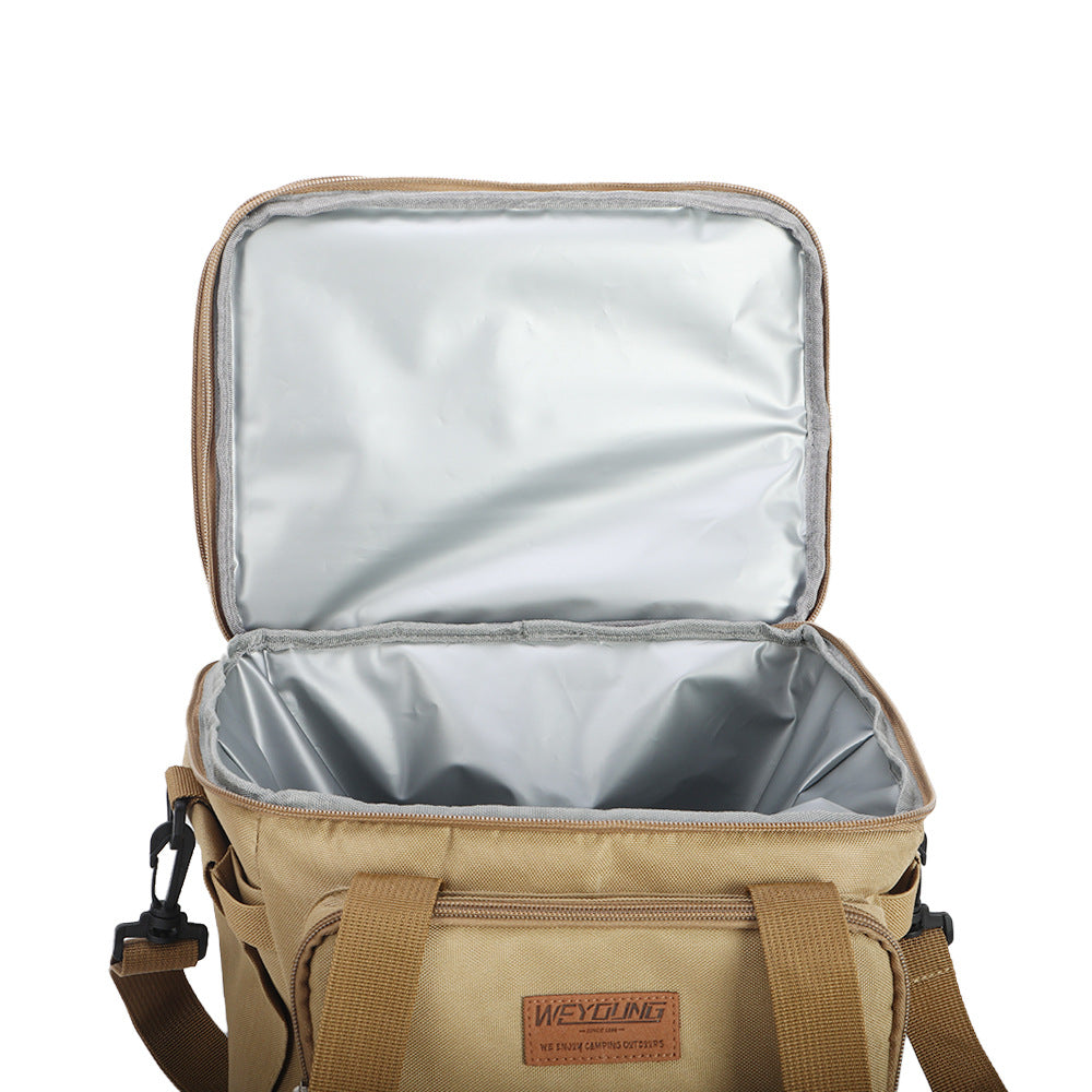Damen Isolierte Kühltasche mit tragbarem Design und mehreren Fächern Brehn