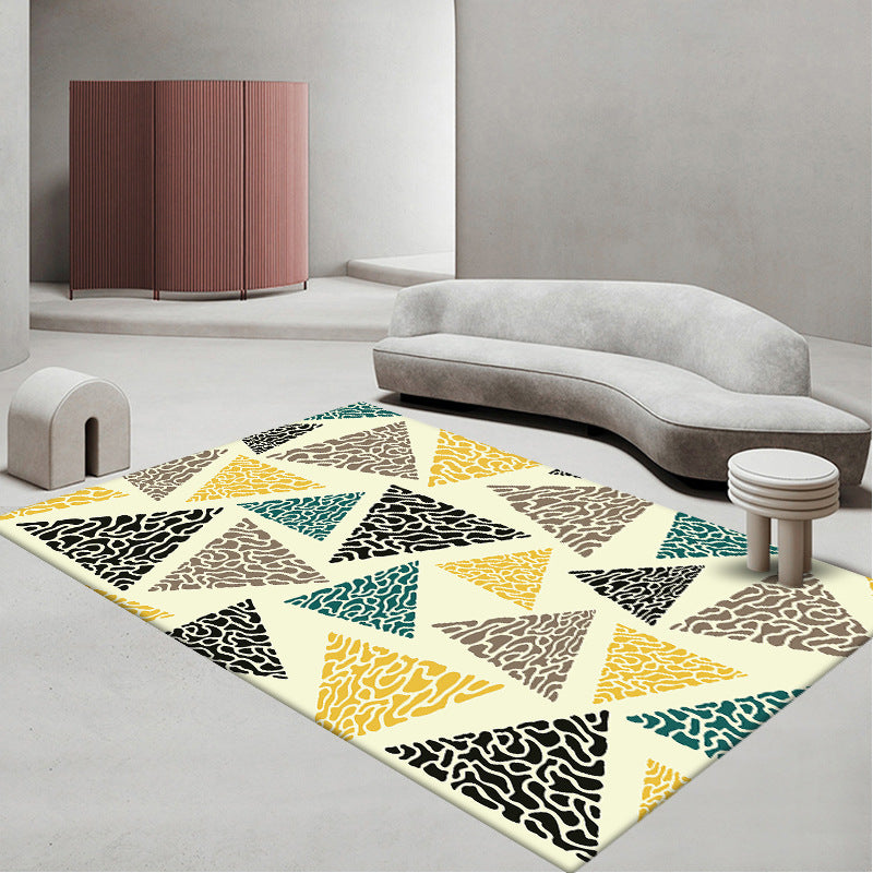 Zeitgenössischer geometrischer Teppich Brehn