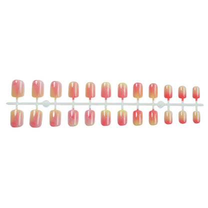 Ombre Acryl Press-On Nagelkunst Set Brehn