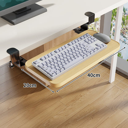 Untertisch-Rollende ergonomische Tastatur- und Mausablage mit Klemmbefestigung