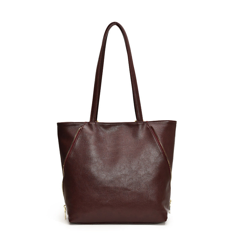 Elegante Kunstleder Einkauftasche Brehn