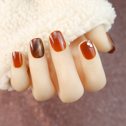 Strahlende Glossy Press-On Nagelkollektion Brehn