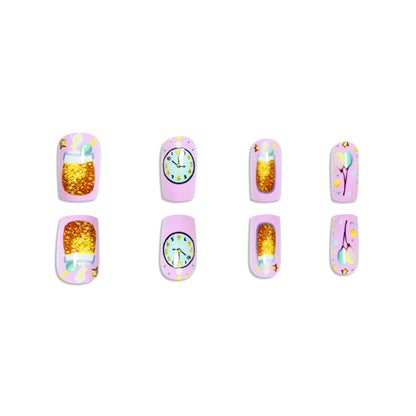 Festliche Feier Druck-On Nagelkunst Brehn