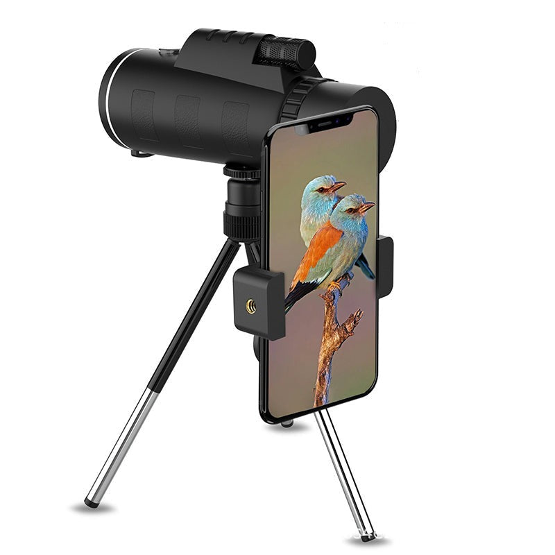 Brehn | 500X Pro High-Resolution Teleskop | Monokular mit FMC-Mehrschichtvergütung | Stickstoffgefüllt & Wasserdicht | Nachtsicht-Optimierung | Kompakt-Optik für Astronomie & Outdoor