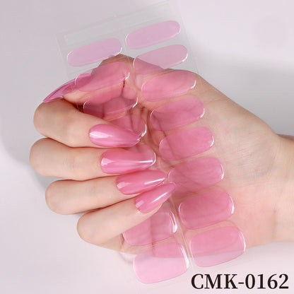 Glänzende Press-On Nail Wraps