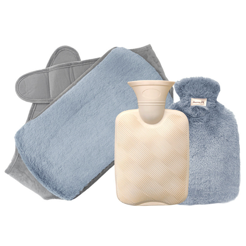 Plüsch-Wärmflaschen-Set Brehn