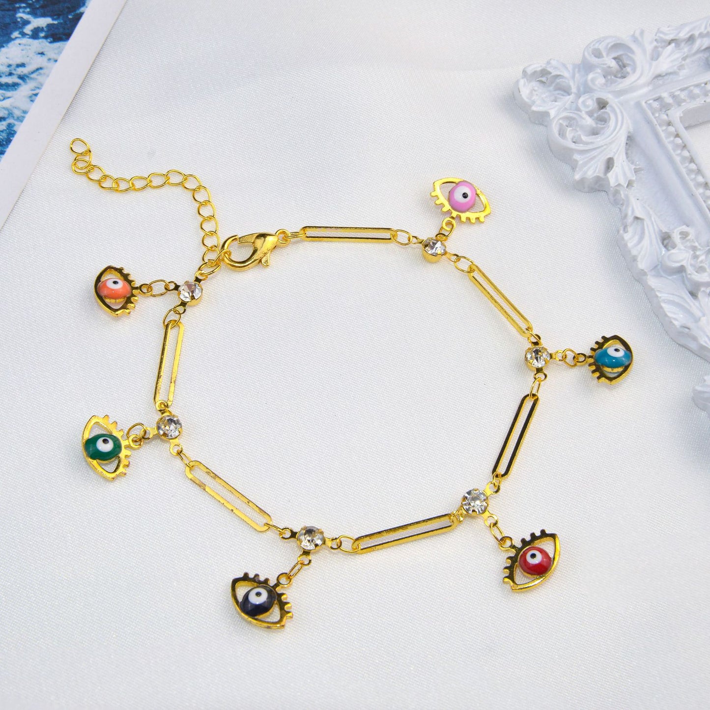 Künstlerisches Eye Charm Armband Brehn