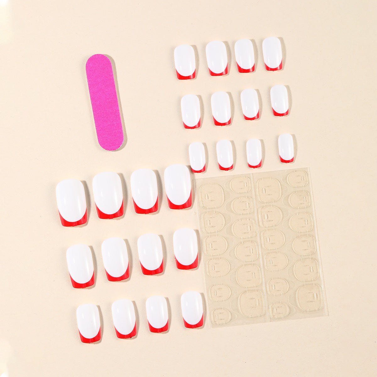 Künstlerisches Französisches Spitzen-Naildesign Brehn