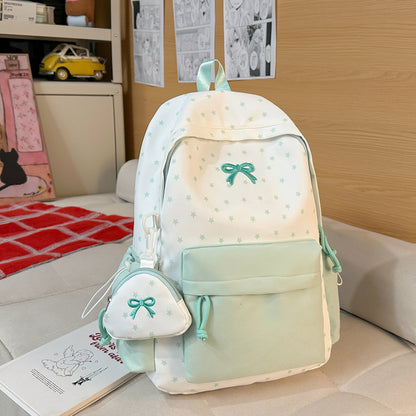 Verspielter, mit Schleifen verzierter Rucksack Brehn