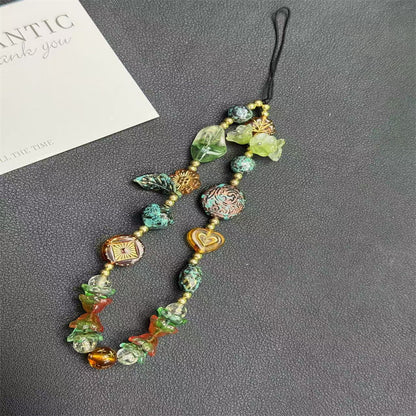 Künstlerischer Perlen Charm Brillenhalter Brehn