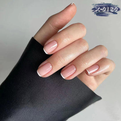 Elegantes French Tip Nagelset