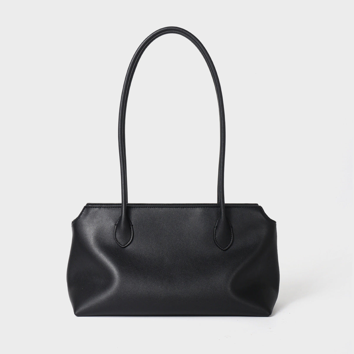 Langgriff strukturierte rechteckige Schulter Tote Bag