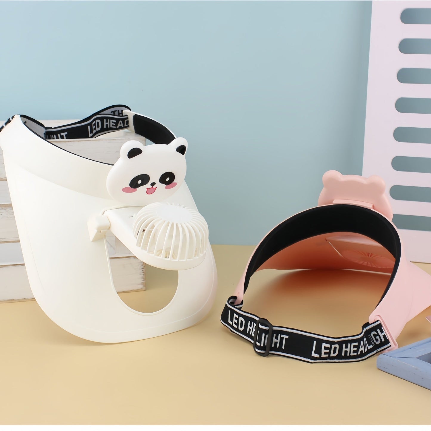 Frauen Tragbarer Handventilator mit Panda-Design Brehn