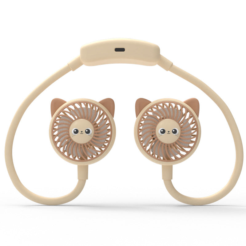 Unisex Tragbarer Mini-Ventilator mit lustigem Pandadesign Brehn