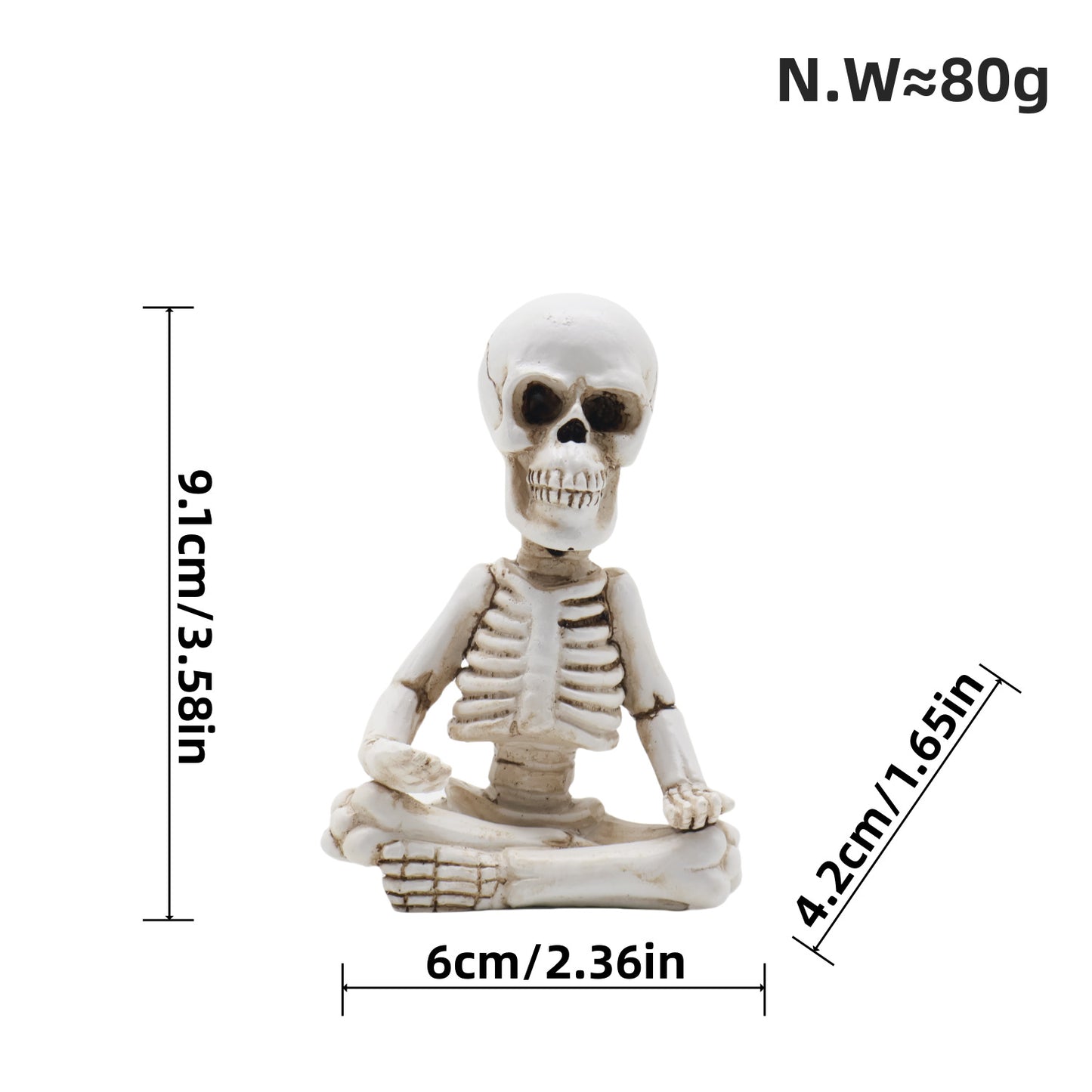 Dekorative Skelettfigur Brehn