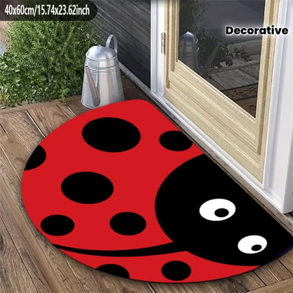 Dekorative Marienkäfer Fußmatte