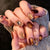 Kunstnagelset mit eleganten Ombre-Designs und funkelnden Akzenten Brehn