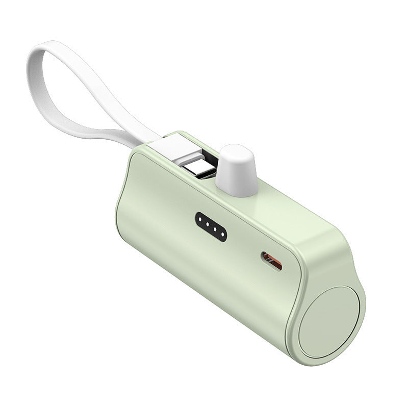Tragbare Powerbank mit integriertem Ladekabel und kompaktem Design Brehn