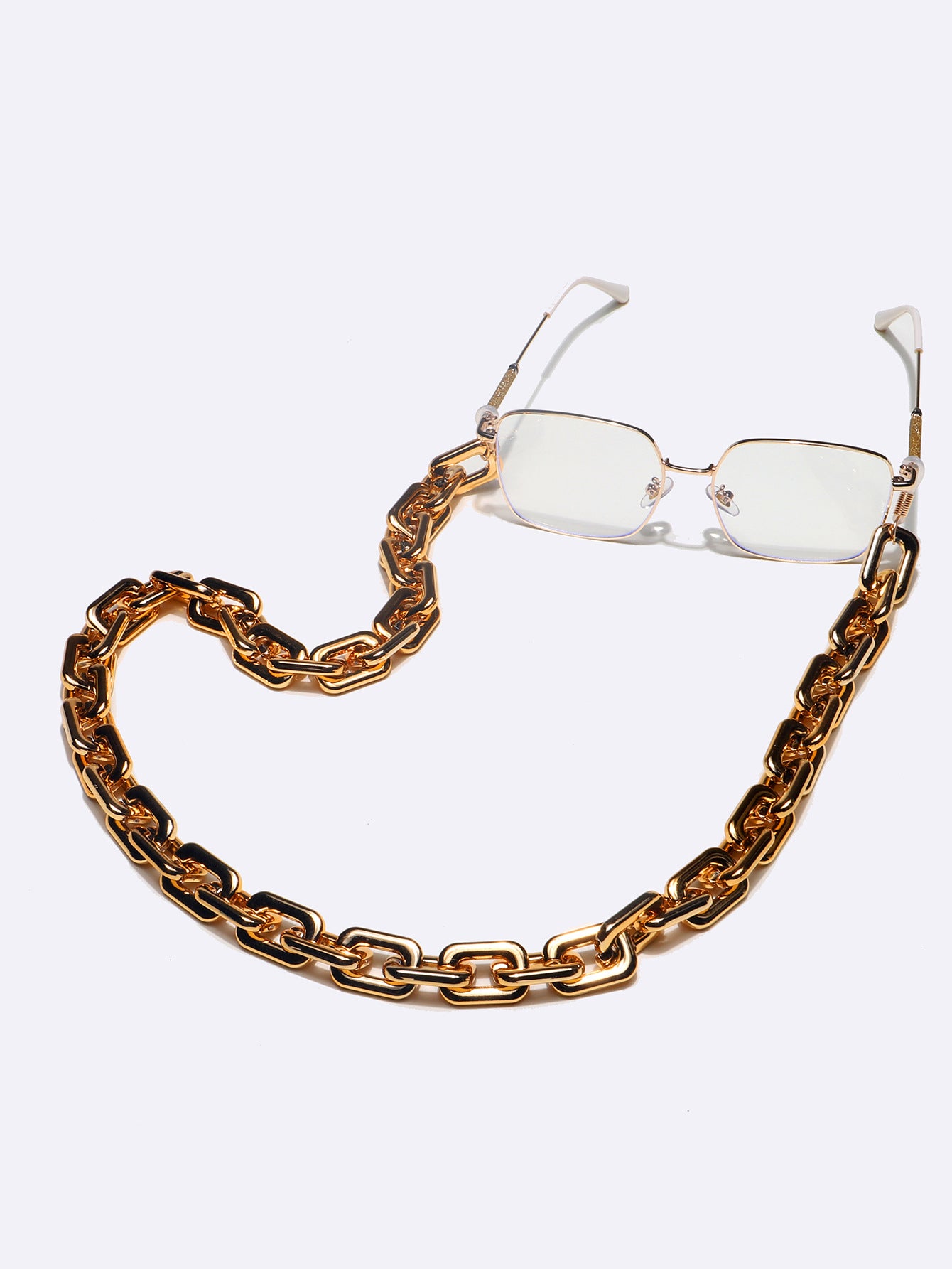 Premium Metallic Link Brillen Kette Brehn
