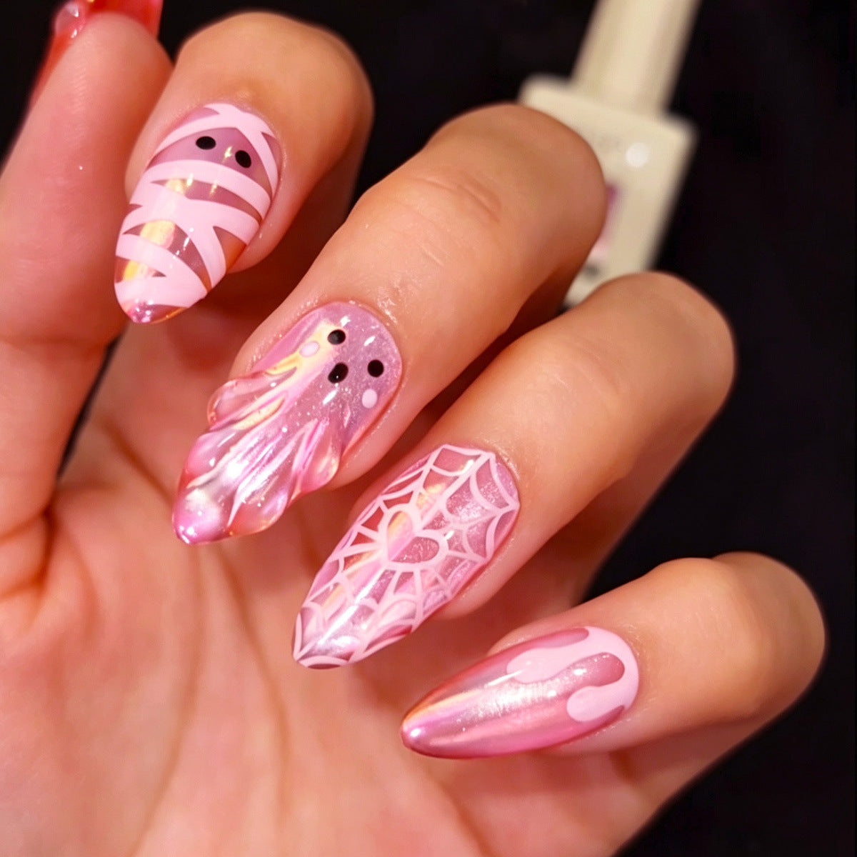 Verspielte Oktopus-Themen Press-On Nägel Brehn