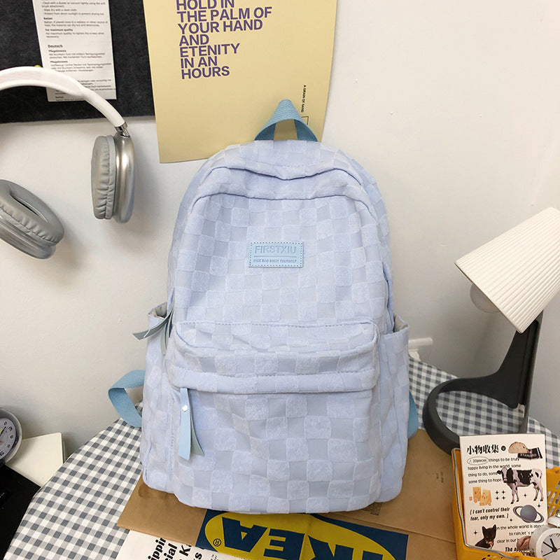 Gepunkteter Texturierter Schulrucksack Brehn