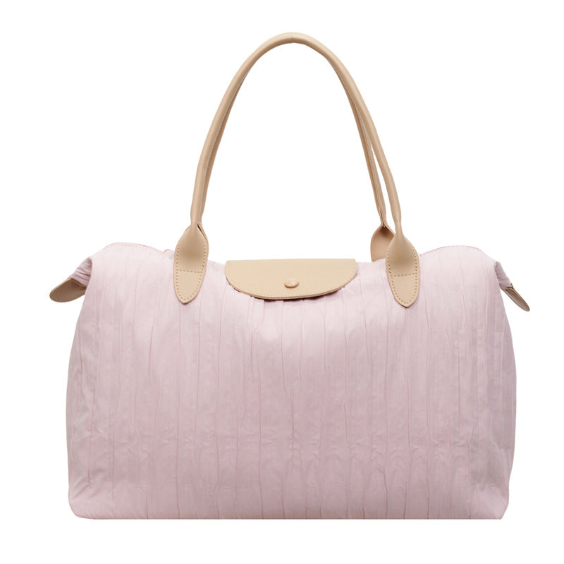 Premium strukturiertes Leder Reisetasche