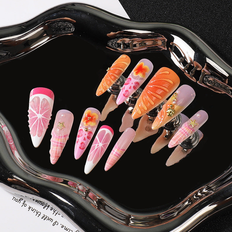 Künstlerisches dekoratives Nagelset Brehn