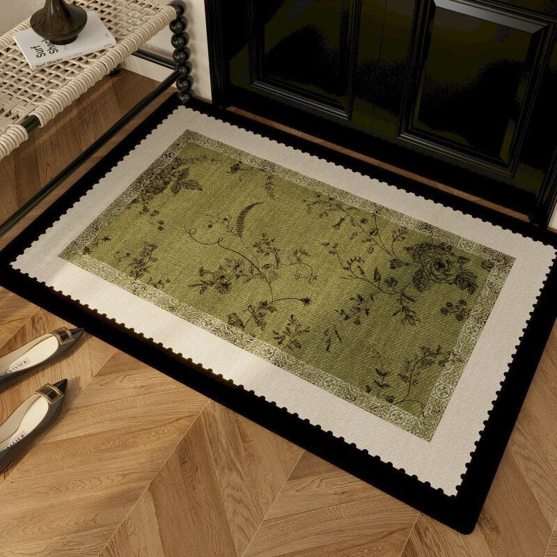 Elegante florale Design Eingangsmatte