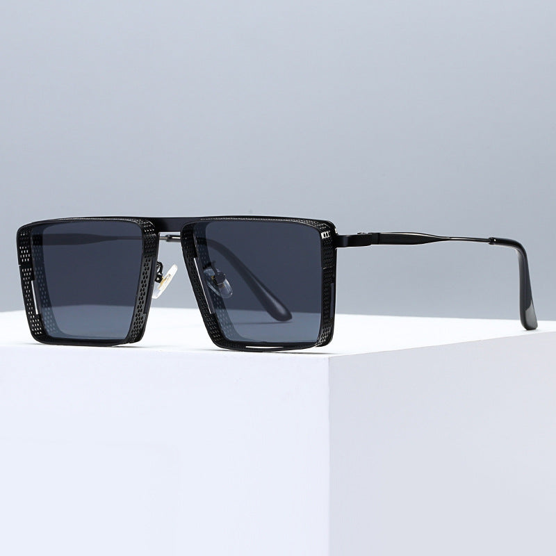 Damen Oversized Designer-Sonnenbrille mit einzigartigem Rahmendesign Brehn