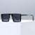 Damen Oversized Designer-Sonnenbrille mit einzigartigem Rahmendesign Brehn