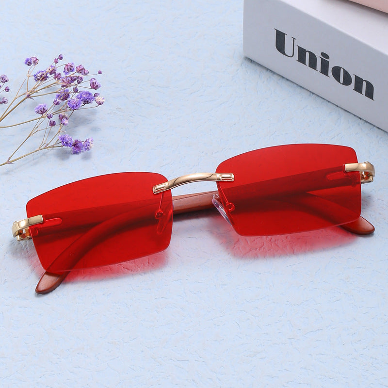 Damen hochwertige Sonnenbrille mit elegantem Holzrahmen Brehn